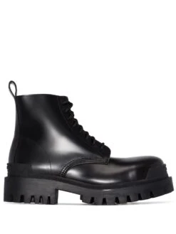 Homme Balenciaga Bottes Ă Lacets Strike