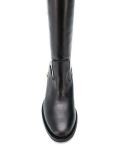 Femme Via Roma 15 Bottes à Détails De Boutons Décoratifs -Salvatore Ferragauio Magasin 14314346 20740117 1000