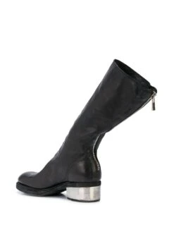 Femme Guidi Bottes à Petit Talon Métallisé -Salvatore Ferragauio Magasin 14684963 23379405 1000