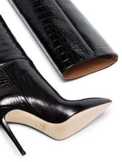 Femme Paris Texas Bottes 105 Mm à Effet Peau De Crocodile 8 Femme Paris Texas Bottes 105 Mm à Effet Peau De Crocodile -Salvatore Ferragauio Magasin 15304830 35960742 1000