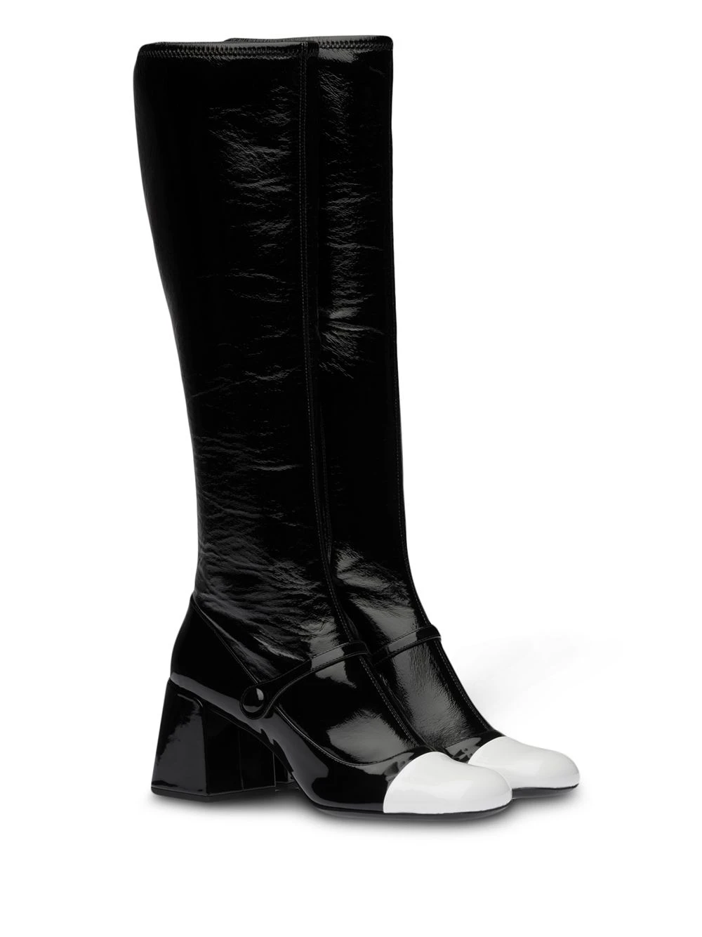 Femme Miu Miu Bottes à Talon épais 4 Femme Miu Miu Bottes à Talon épais – Image 2