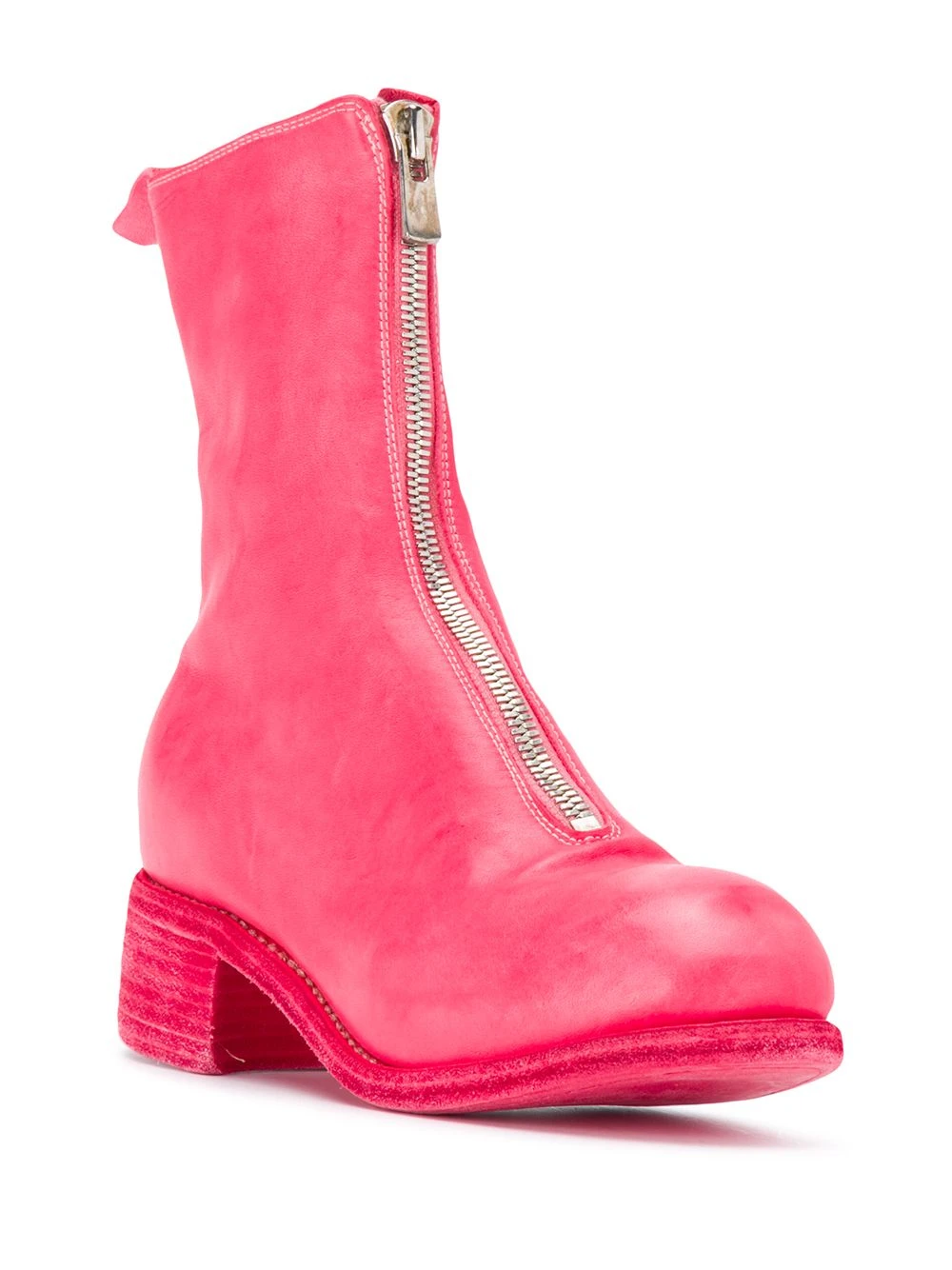 Femme Guidi Bottes En Cuir à Fermeture Zippée 4 Femme Guidi Bottes En Cuir à Fermeture Zippée – Image 2