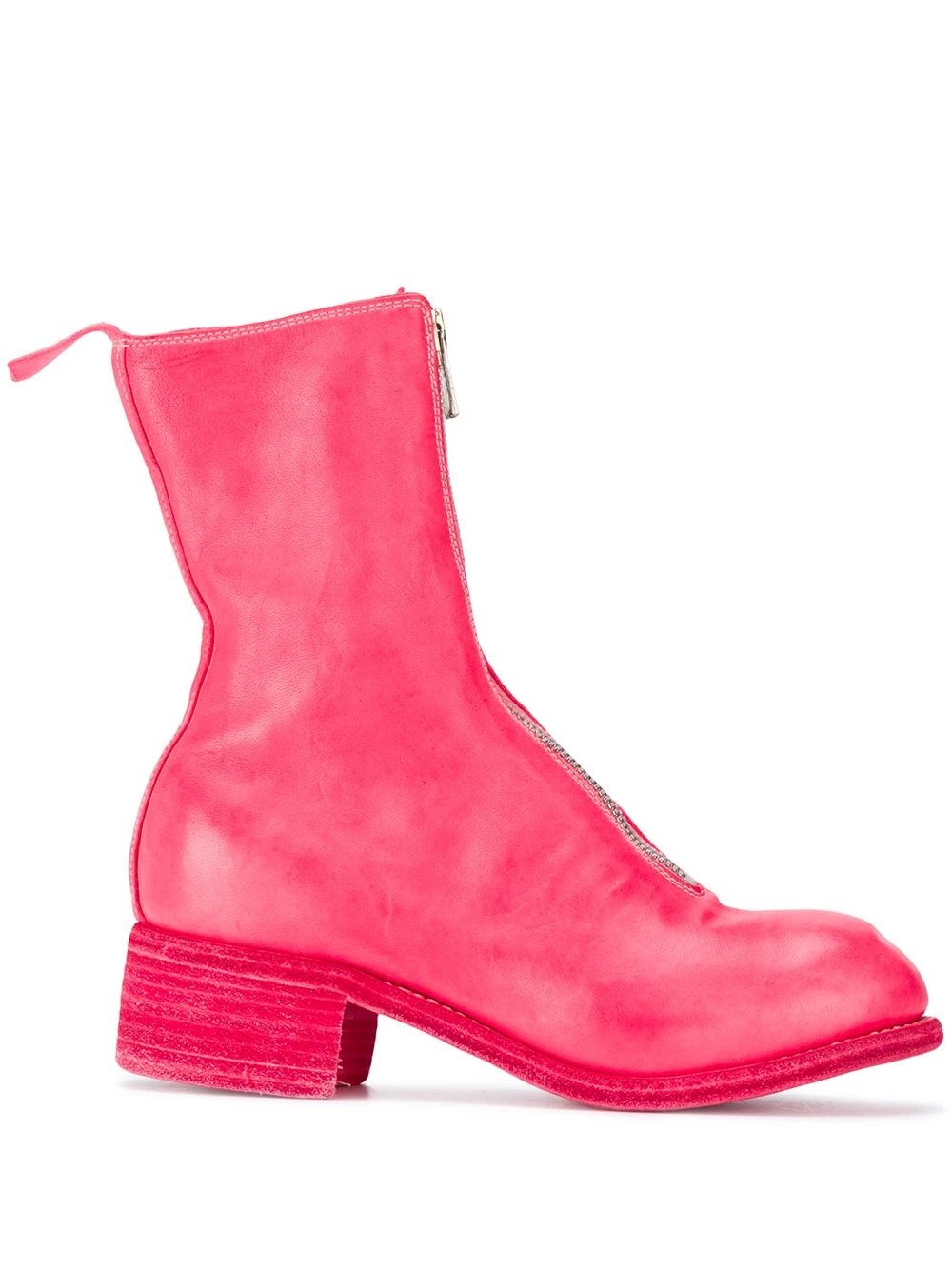 Femme Guidi Bottes En Cuir à Fermeture Zippée 3 Femme Guidi Bottes En Cuir à Fermeture Zippée