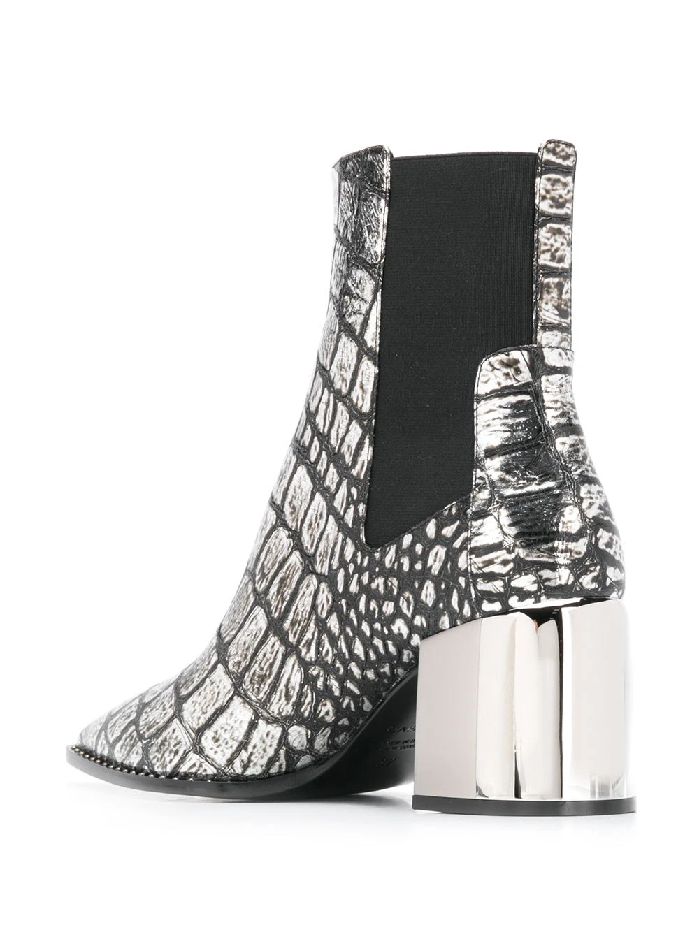 Femme Casadei Bottes à Effet Peau De Crocodile 5 Femme Casadei Bottes à Effet Peau De Crocodile – Image 3