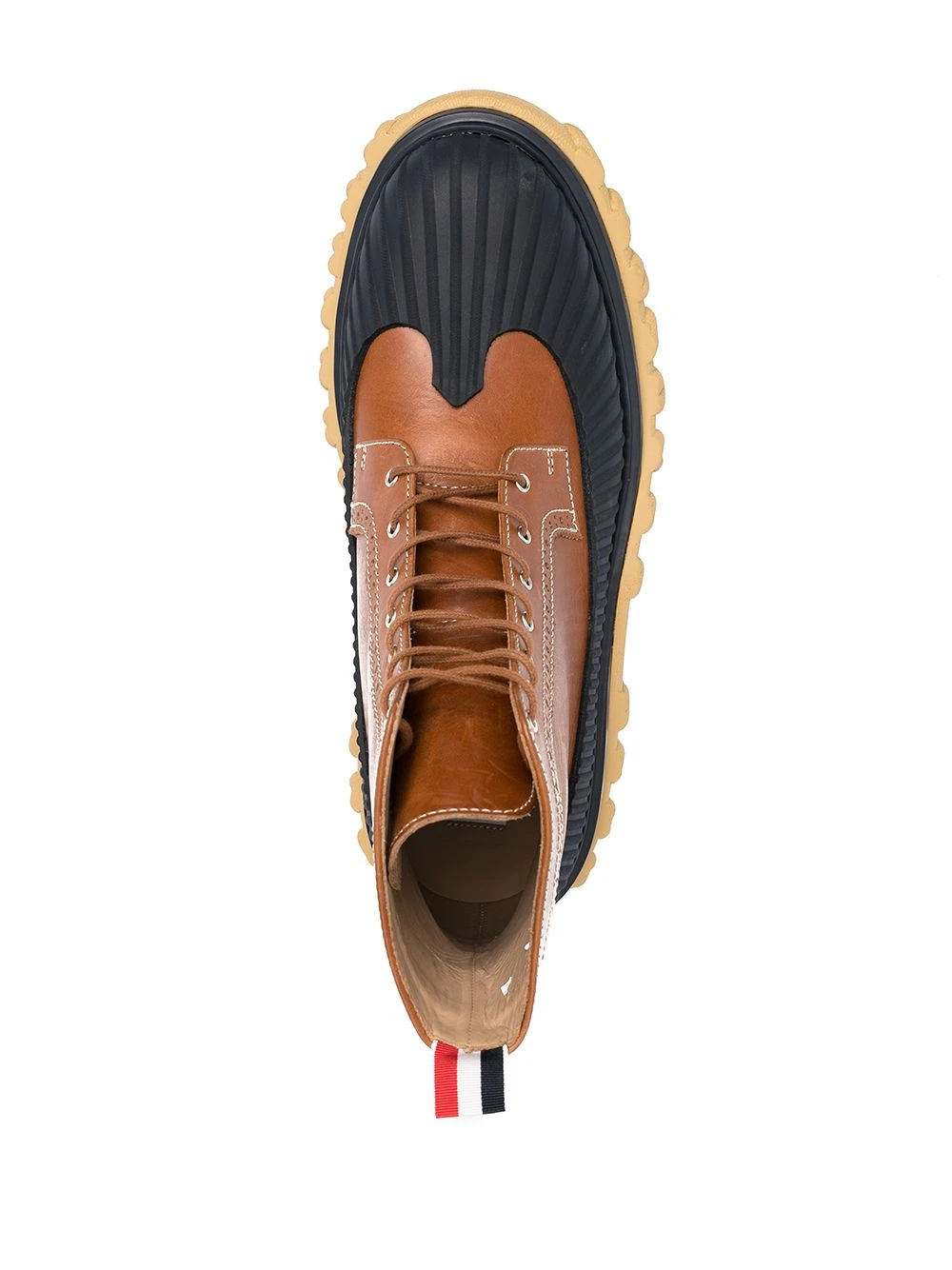 Homme Thom Browne Bottes à Design à Empiècements 6 Homme Thom Browne Bottes à Design à Empiècements – Image 4