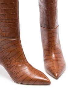 Femme Paris Texas Bottes 60 Mm à Effet Peau De Crocodile -Salvatore Ferragauio Magasin 16385079 34079125 1000