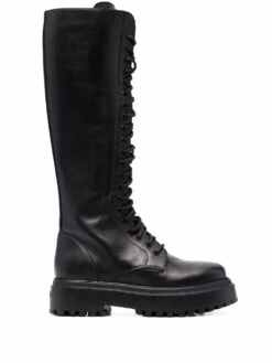Femme Le Silla Bottes Ranger Lacées