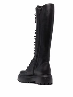 Femme Le Silla Bottes Ranger Lacées -Salvatore Ferragauio Magasin 16752859 33652412 1000