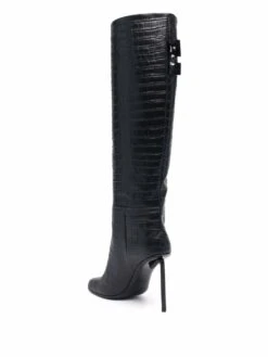 Femme Off-White Bottes Allen à Effet Peau De Crocodile -Salvatore Ferragauio Magasin 16866619 34007932 1000