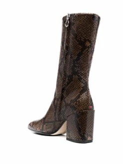 Femme Aeyde Bottes à Imprimé Peau De Serpent -Salvatore Ferragauio Magasin 16903230 37981744 1000