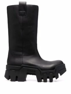 Femme Balenciaga Bottes Bulldozer En Cuir