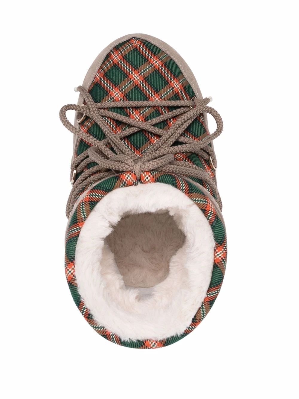 Femme Moon Boot Bottes Lacées à Motif Tartan 6 Femme Moon Boot Bottes Lacées à Motif Tartan – Image 4