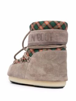 Femme Moon Boot Bottes Lacées à Motif Tartan 8 Femme Moon Boot Bottes Lacées à Motif Tartan -Salvatore Ferragauio Magasin 17004939 34194273 1000