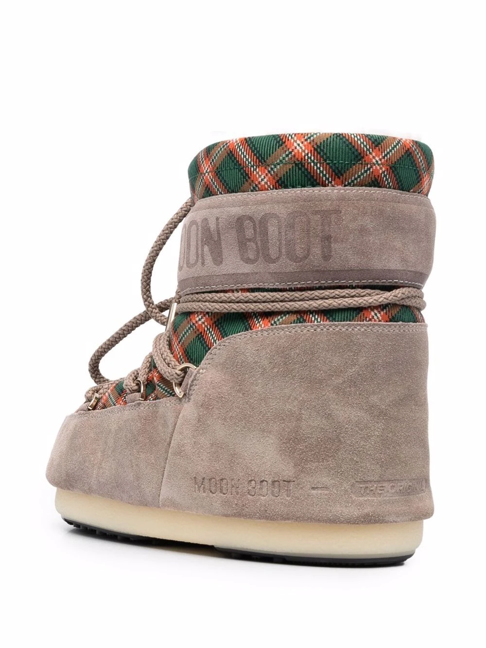 Femme Moon Boot Bottes Lacées à Motif Tartan 5 Femme Moon Boot Bottes Lacées à Motif Tartan – Image 3