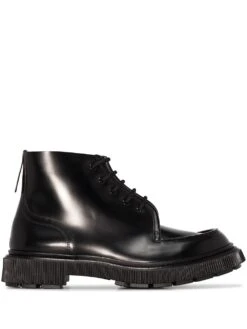 Homme Adieu Paris Bottes Type 165 En Cuir