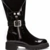 Femme Giuseppe Zanotti Bottes Rain En Cuir Verni -Salvatore Ferragauio Magasin 17053466 34380393 1000