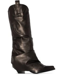 Femme R13 Bottes 55 Mm En Cuir