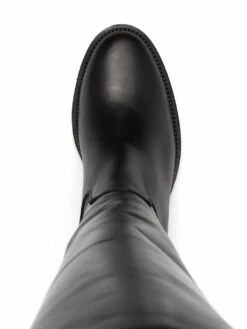 Femme Via Roma 15 Bottes à Plaque Logo -Salvatore Ferragauio Magasin 17096128 34450242 1000