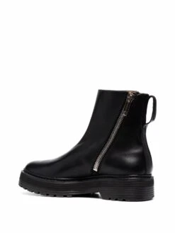 Homme Premiata Bottes En Cuir à Fermeture Zippée -Salvatore Ferragauio Magasin 17164414 34827435 1000