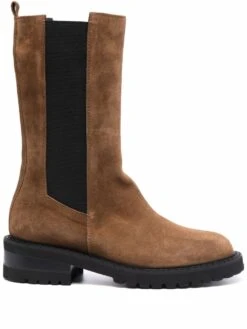 Femme Via Roma 15 Bottes Velour En Daim