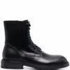 Homme Ann Demeulemeester Bottes à Bout Rond