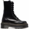 Femme Dr. Martens Bottes Jadon En Cuir