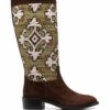 Femme Aquazzura Bottes Petra 45 Mm En Daim -Salvatore Ferragauio Magasin 17303664 36039902 1000