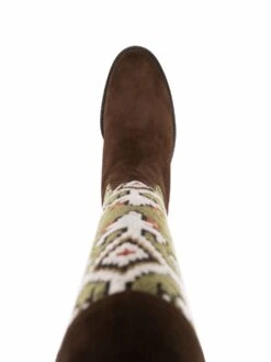 Femme Aquazzura Bottes Petra 45 Mm En Daim -Salvatore Ferragauio Magasin 17303664 36039903 1000