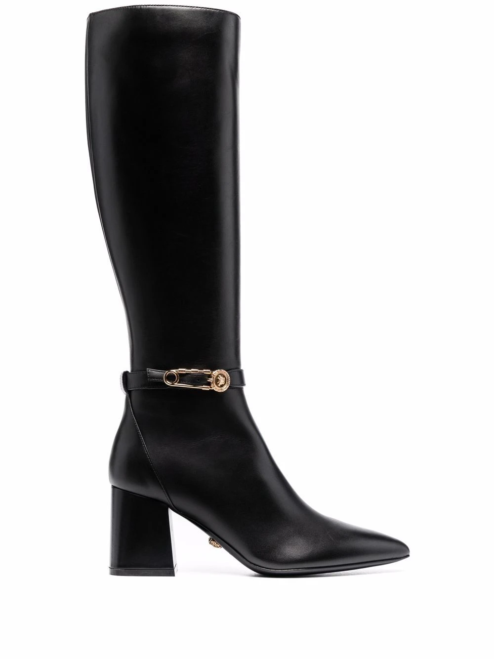 Femme Versace Bottes à Détail D'épingle 3 Femme Versace Bottes à Détail D'épingle