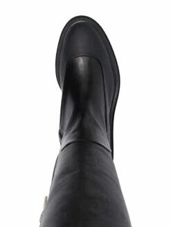 Femme Santoni Bottes Nervurées En Cuir 9 Femme Santoni Bottes Nervurées En Cuir -Salvatore Ferragauio Magasin 17350780 35900966 1000