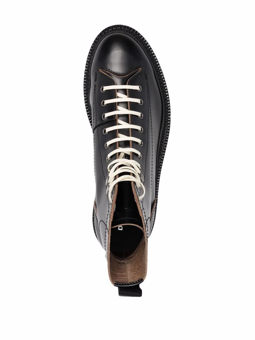 Homme Dsquared2 Bottes En Cuir à Lacets 6 Homme Dsquared2 Bottes En Cuir à Lacets – Image 4