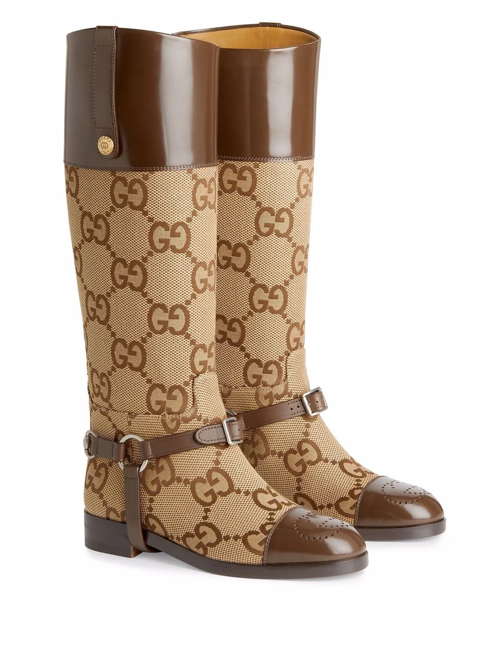 Femme Gucci Bottes à Logo GG 4 Femme Gucci Bottes à Logo GG – Image 2