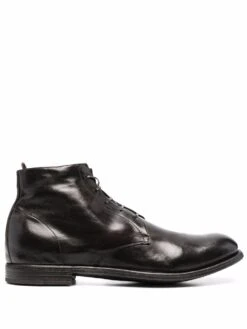 Homme Officine Creative Bottes En Cuir à Lacets