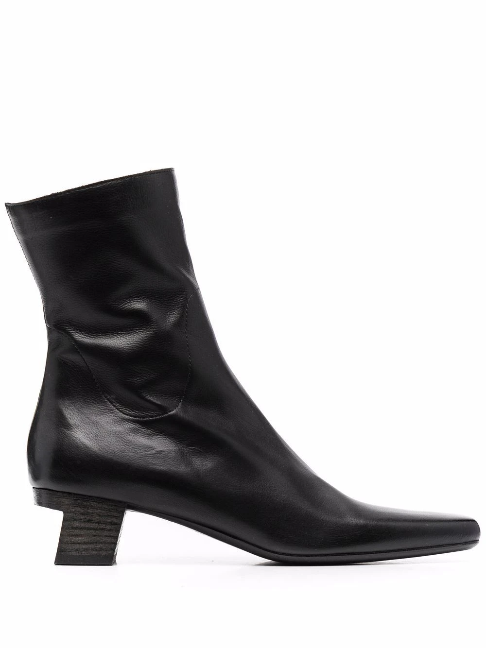 Femme Marsèll Bottes En Cuir à Bout Carré 3 Femme Marsèll Bottes En Cuir à Bout Carré