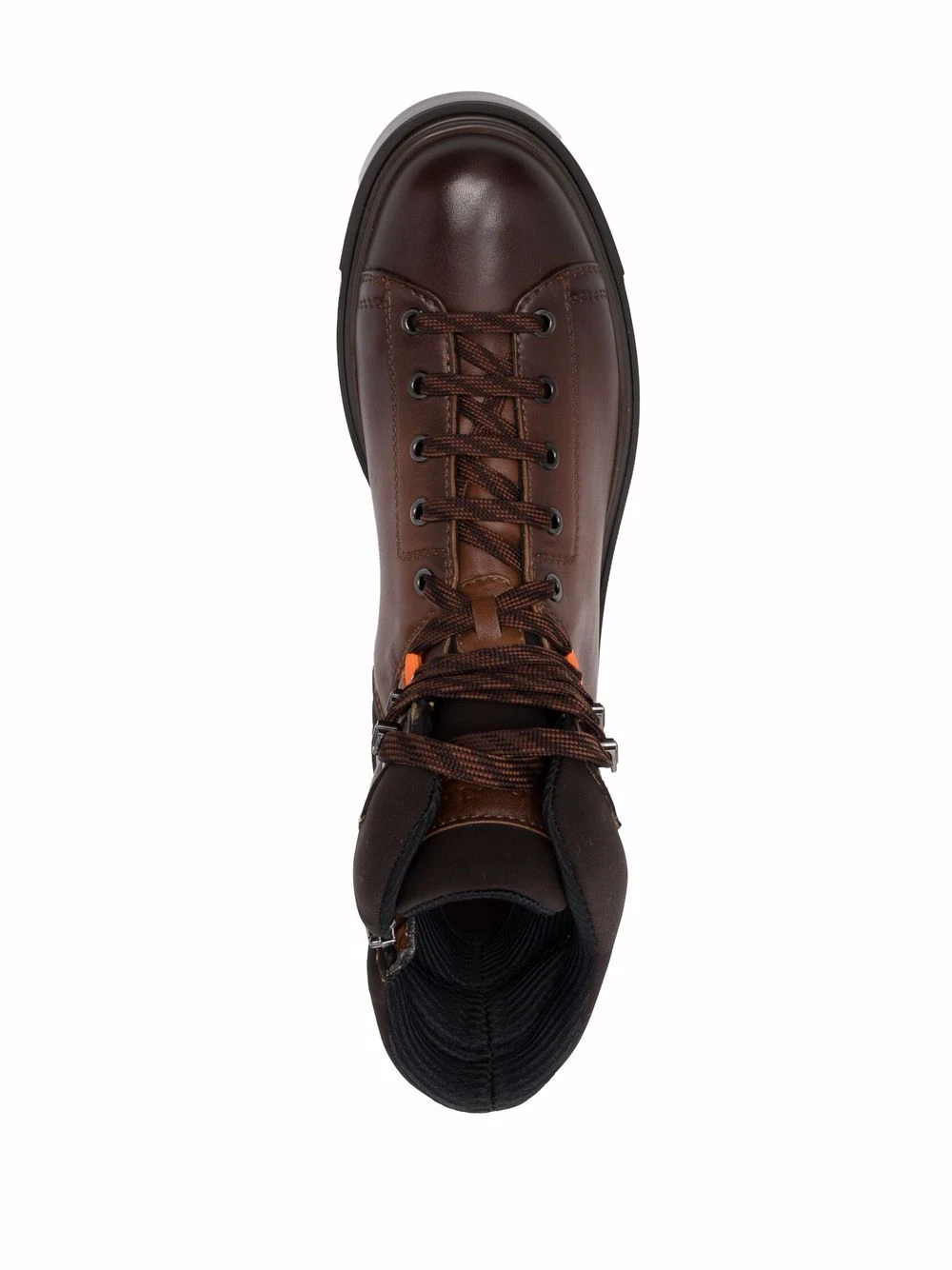 Homme Santoni Bottes De Montagne Lacées à Effet Usé 6 Homme Santoni Bottes De Montagne Lacées à Effet Usé – Image 4