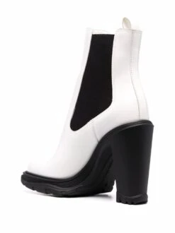 Femme Alexander McQueen Bottes Bicolores En Cuir -Salvatore Ferragauio Magasin 17694403 37262129 1000