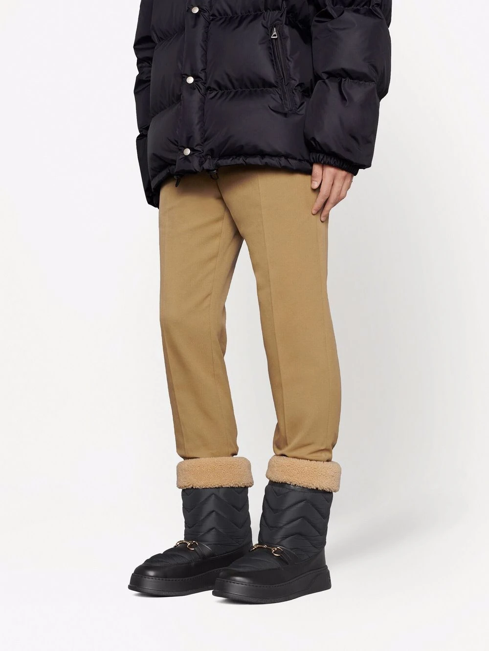 Homme Gucci Bottes Horsebit à Chevrons 6 Homme Gucci Bottes Horsebit à Chevrons – Image 4