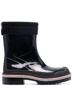 Homme Thom Browne Bottes De Pluie à Effet De Brillance