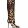 Femme Dolce & Gabbana Bottes Pointues à Imprimé Léopard 1 Femme Dolce & Gabbana Bottes Pointues à Imprimé Léopard -Salvatore Ferragauio Magasin 17734699 37955883 1000