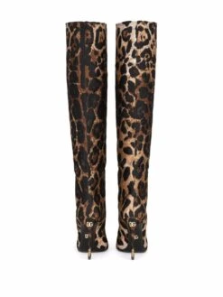 Femme Dolce & Gabbana Bottes Pointues à Imprimé Léopard 8 Femme Dolce & Gabbana Bottes Pointues à Imprimé Léopard -Salvatore Ferragauio Magasin 17734699 37956478 1000