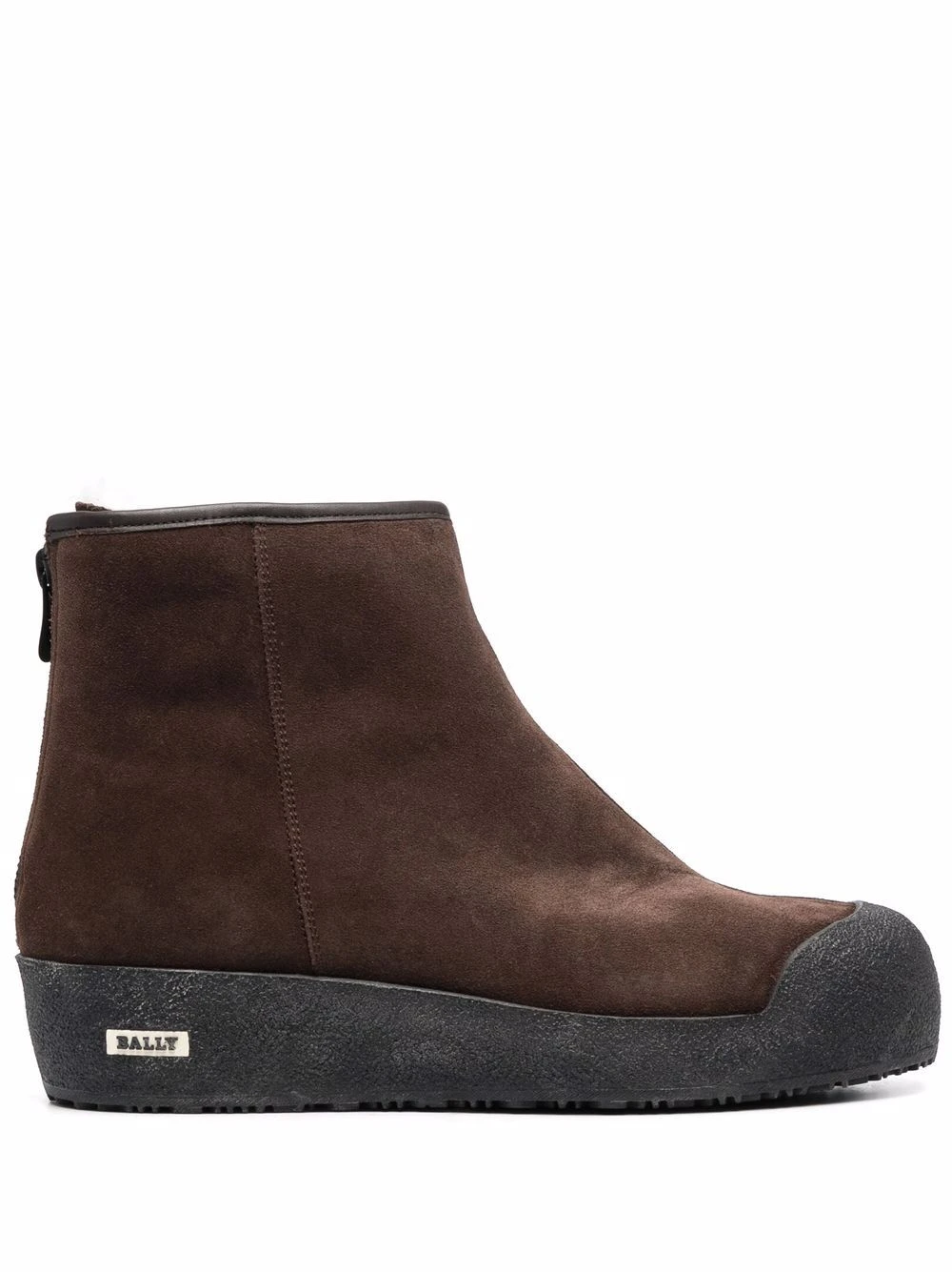 Homme Bally Bottes Zippées En Daim 3 Homme Bally Bottes Zippées En Daim