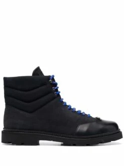 Homme Bally Bottes En Cuir à Design Matelassé