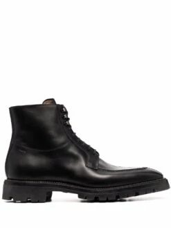 Homme Bally Bottes Lacées à Bout Pointu