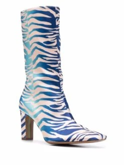 Femme THE SADDLER Bottes à Imprimé Zébré 7 Femme THE SADDLER Bottes à Imprimé Zébré -Salvatore Ferragauio Magasin 17776798 37318423 1000