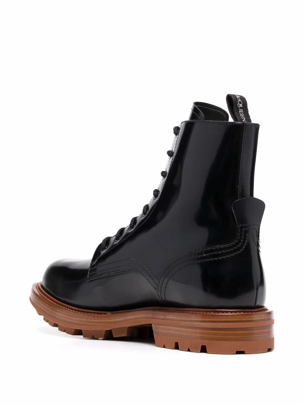 Homme Alexander McQueen Bottes Lacées En Cuir Verni 5 Homme Alexander McQueen Bottes Lacées En Cuir Verni – Image 3