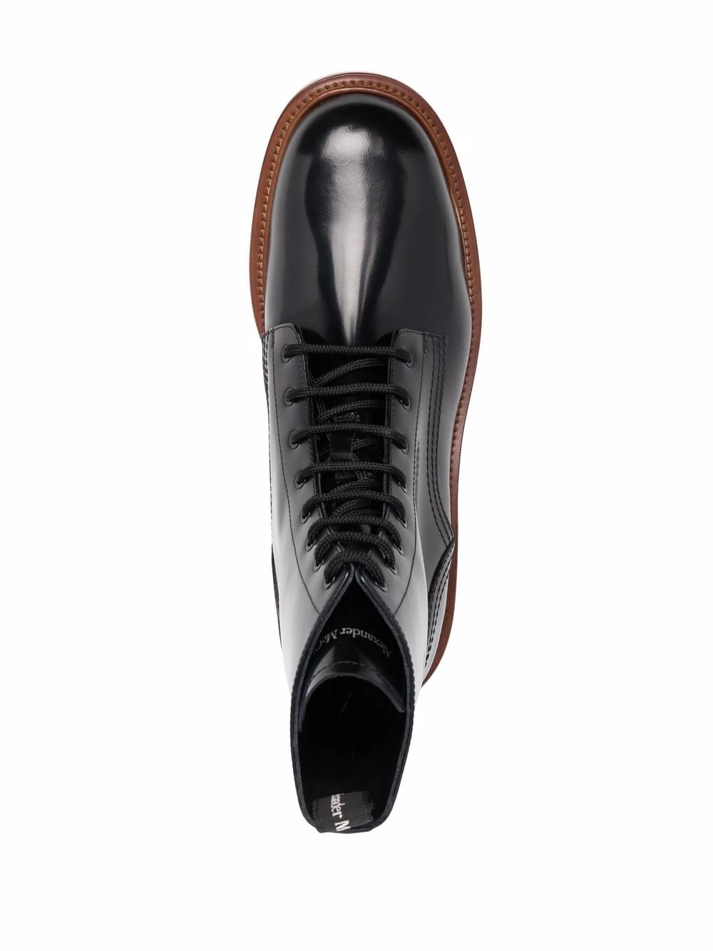 Homme Alexander McQueen Bottes Lacées En Cuir Verni 6 Homme Alexander McQueen Bottes Lacées En Cuir Verni – Image 4