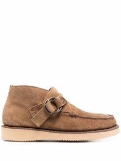 Homme Sebago Bottes En Daim à Boucle