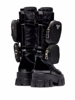 Femme Prada Bottes Monolith à Détail De Pochette -Salvatore Ferragauio Magasin 17800583 37391553 1000