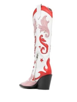 Femme Philipp Plein Bottes D&apos;inspiration Western à Motif D&apos;étoiles -Salvatore Ferragauio Magasin 17802706 39917735 1000