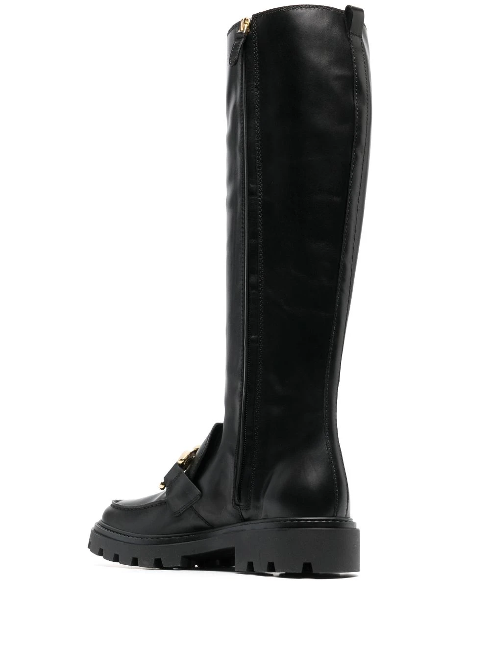 Femme Tod's Bottes à Détail De Chaîne 5 Femme Tod's Bottes à Détail De Chaîne – Image 3